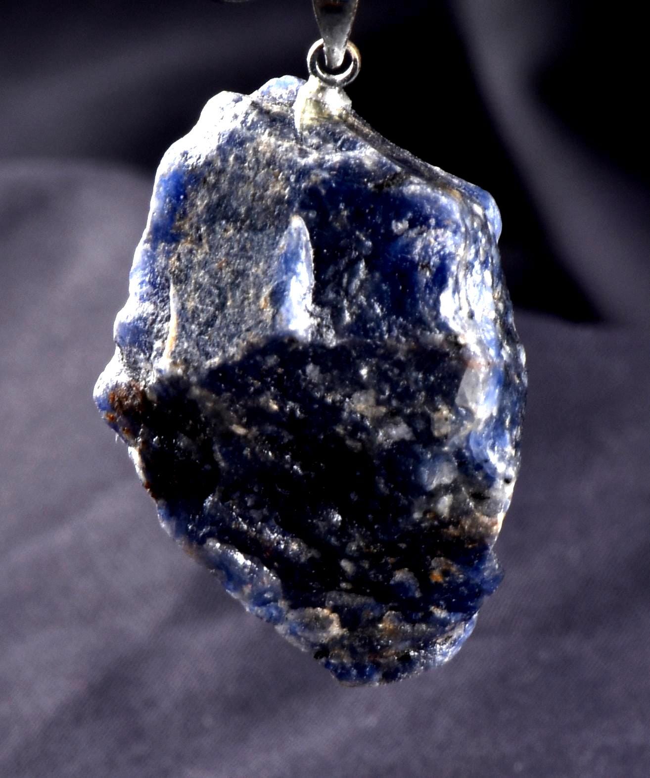 sodalite natural pendant communication and self-expression   #8255