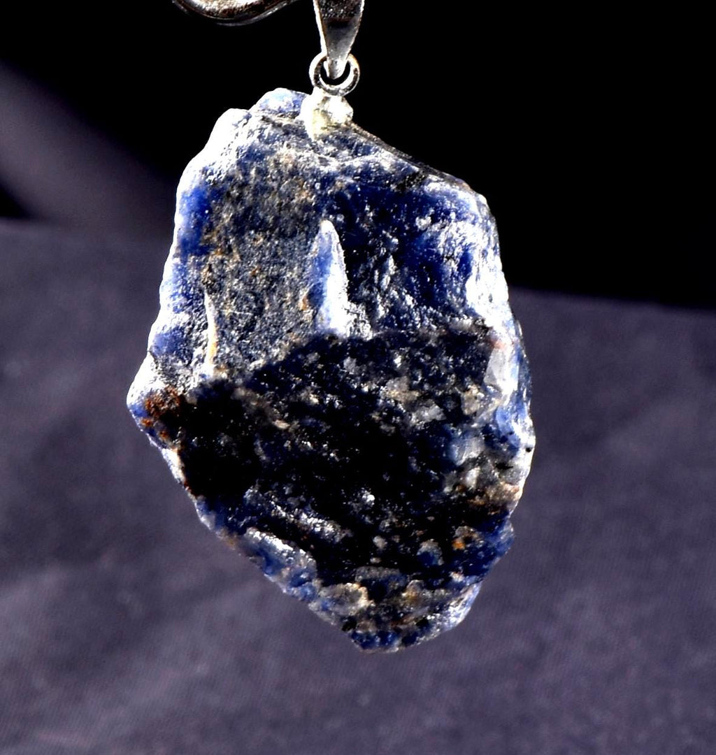 sodalite natural pendant communication and self-expression   #8255