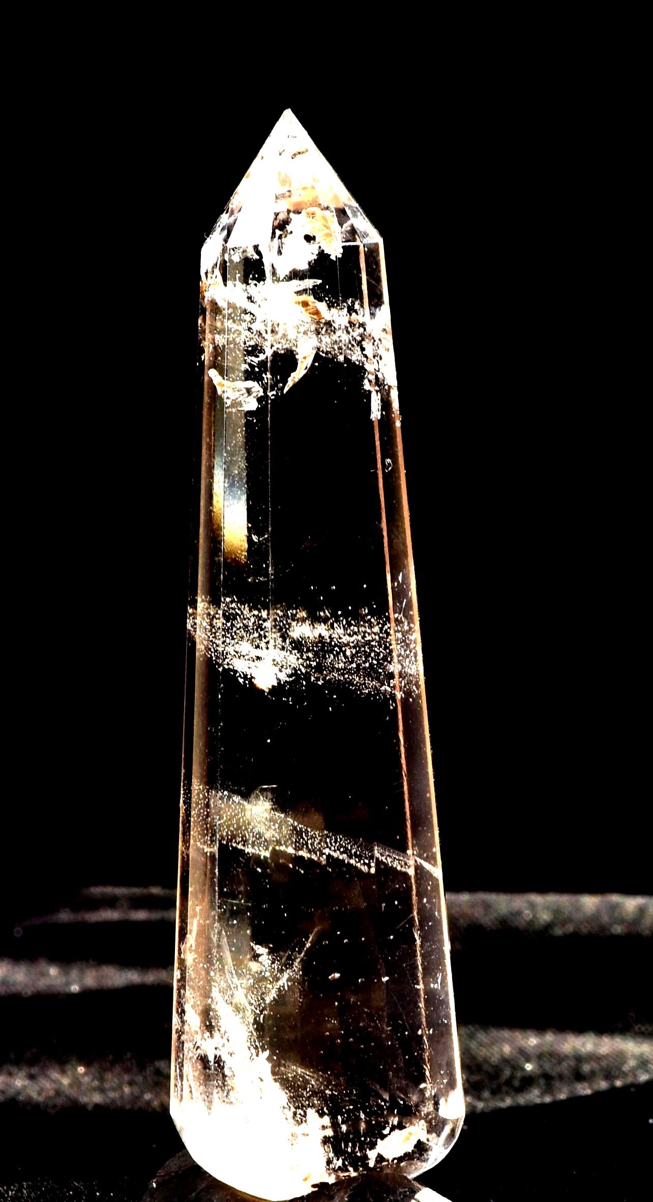 Satyaloka satyamani quartz ''Devic'' 16 sided Massager ''High frequency synergy wand  #7427