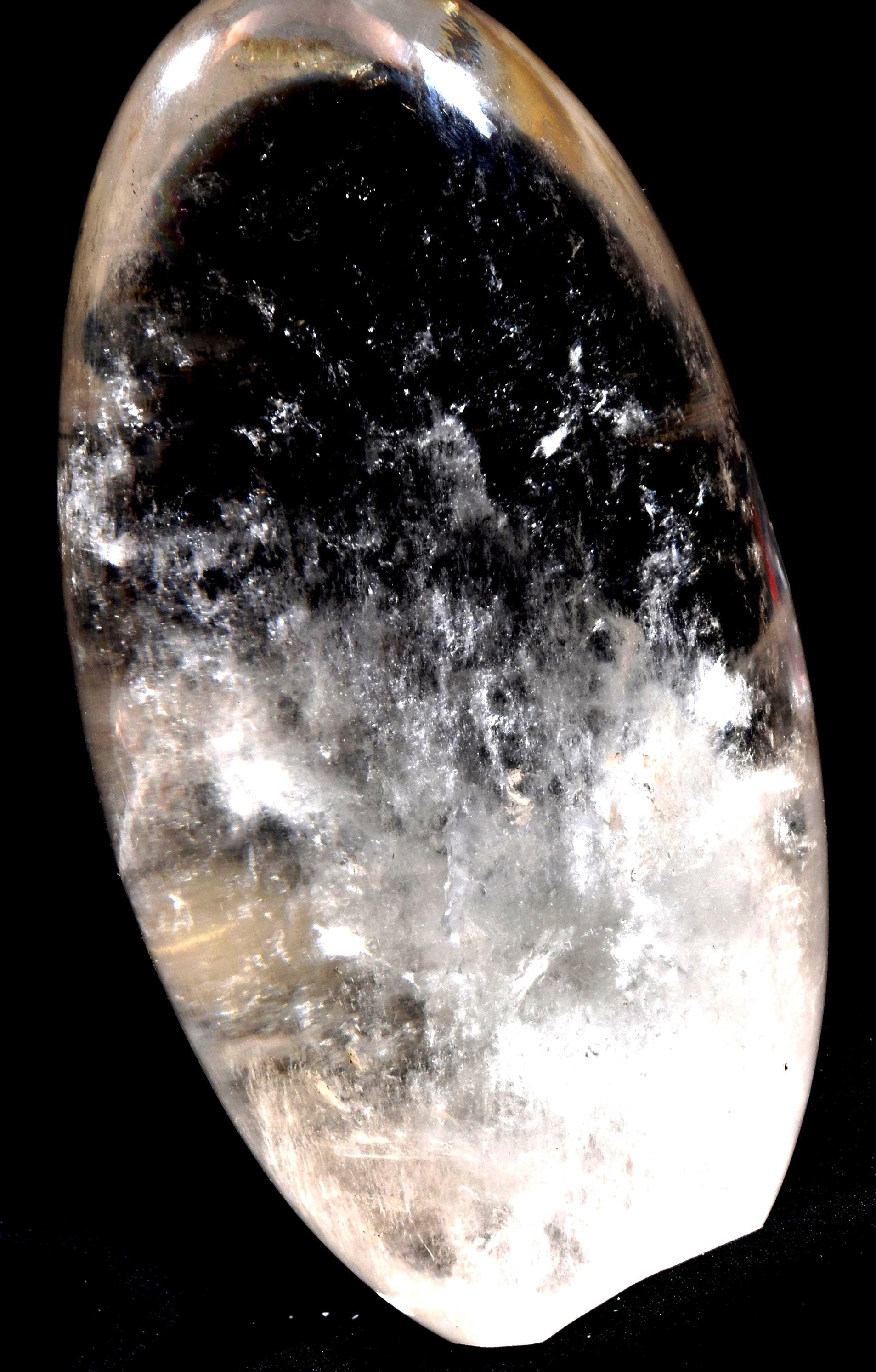 Satyaloka satyamani golden healer scrying devic mirror Lingam   High frequency synergy 12 crystal ''sat-chit -ananda  1014