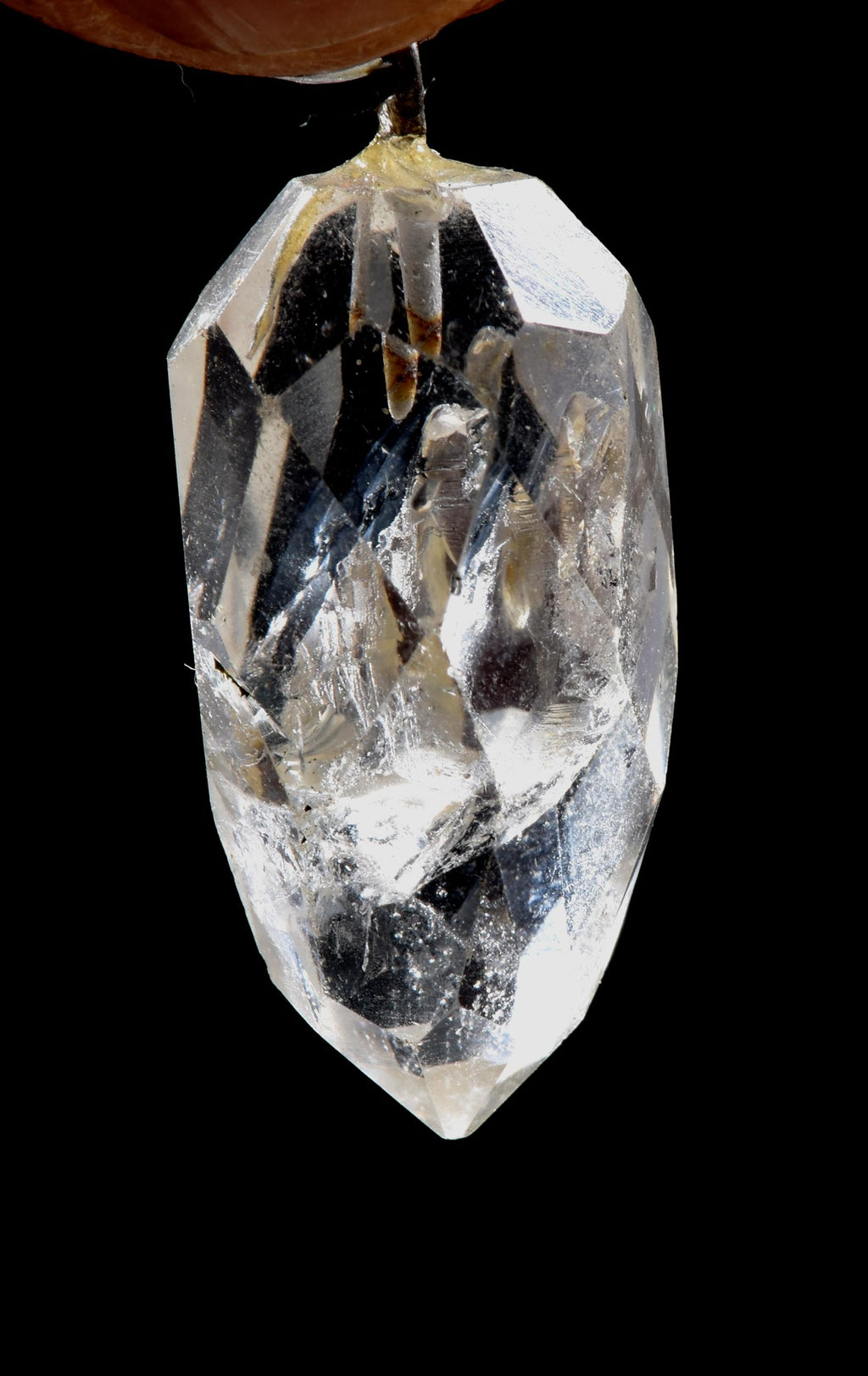 Satyaloka Satyamani quartz Grape Faceted Pendant High frequency synergy 12 crystal ''sat-chit -ananda  #1024