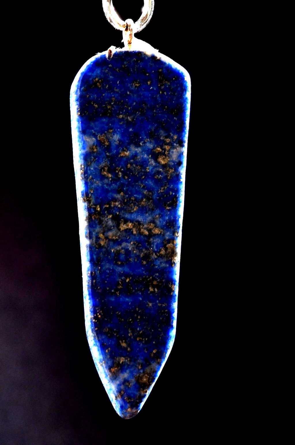 lapiz lazuli  pendant brings harmony and deep inner self-knowledge.  Encourages self-awareness, #1031