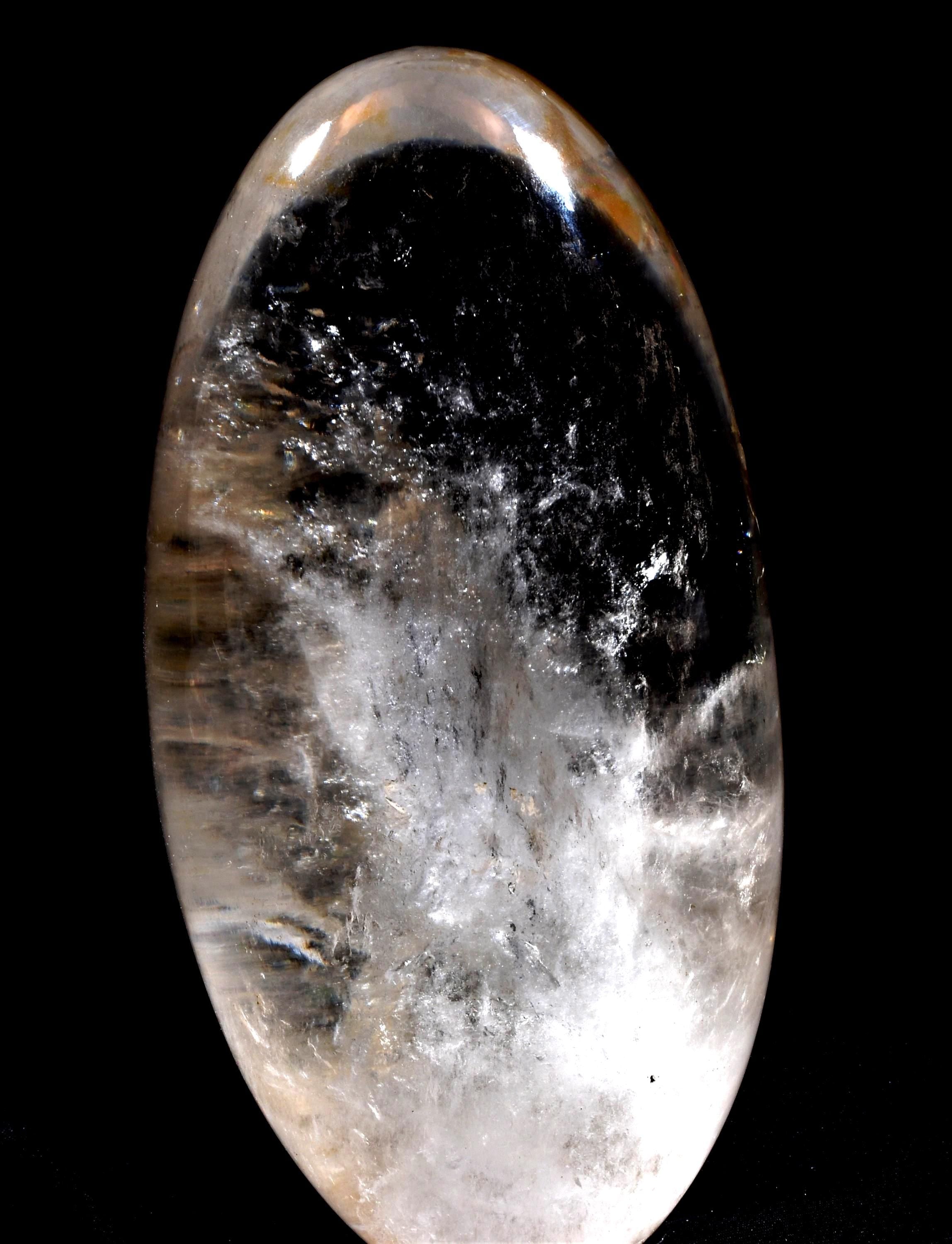 Satyaloka satyamani golden healer scrying devic mirror Lingam   High frequency synergy 12 crystal ''sat-chit -ananda  1014