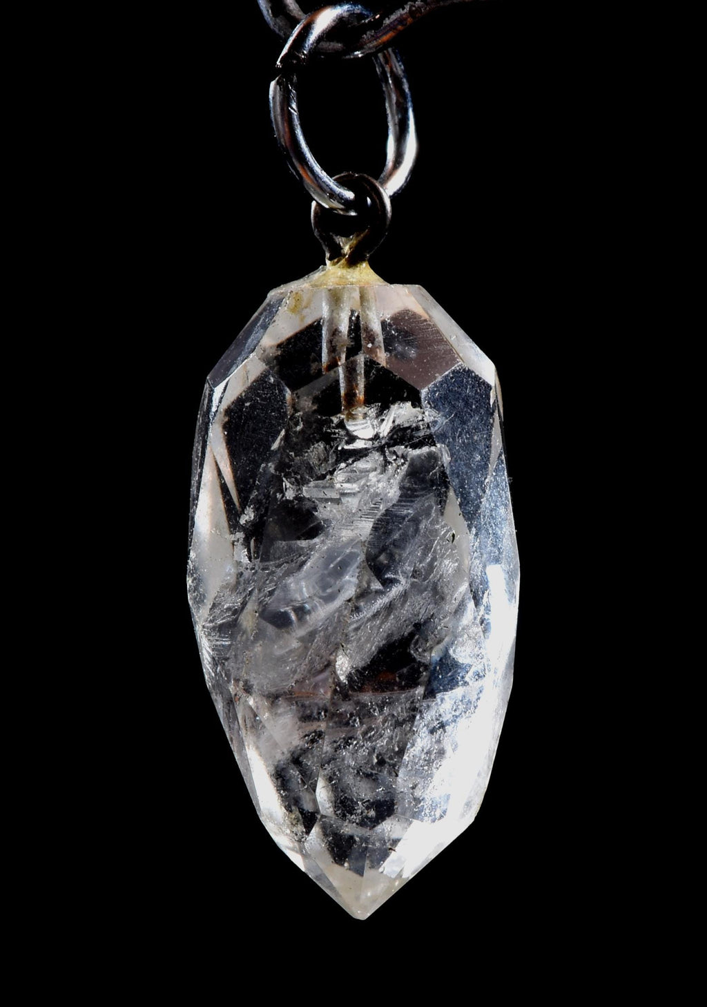 Satyaloka Satyamani quartz Grape Faceted Pendant High frequency synergy 12 crystal ''sat-chit -ananda  #1024