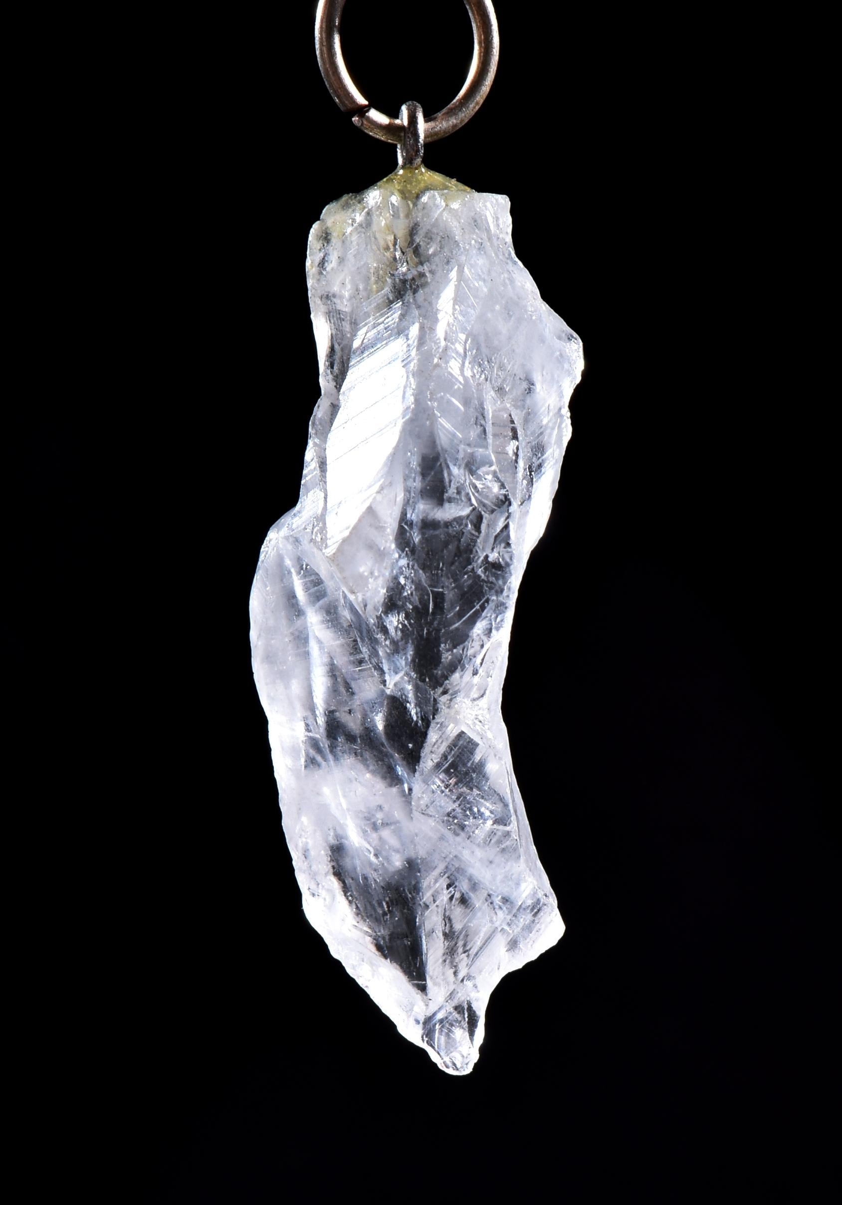 Satyaloka   quartz  pendant High frequency synergy 12 crystal ''sat-chit -ananda  #1027