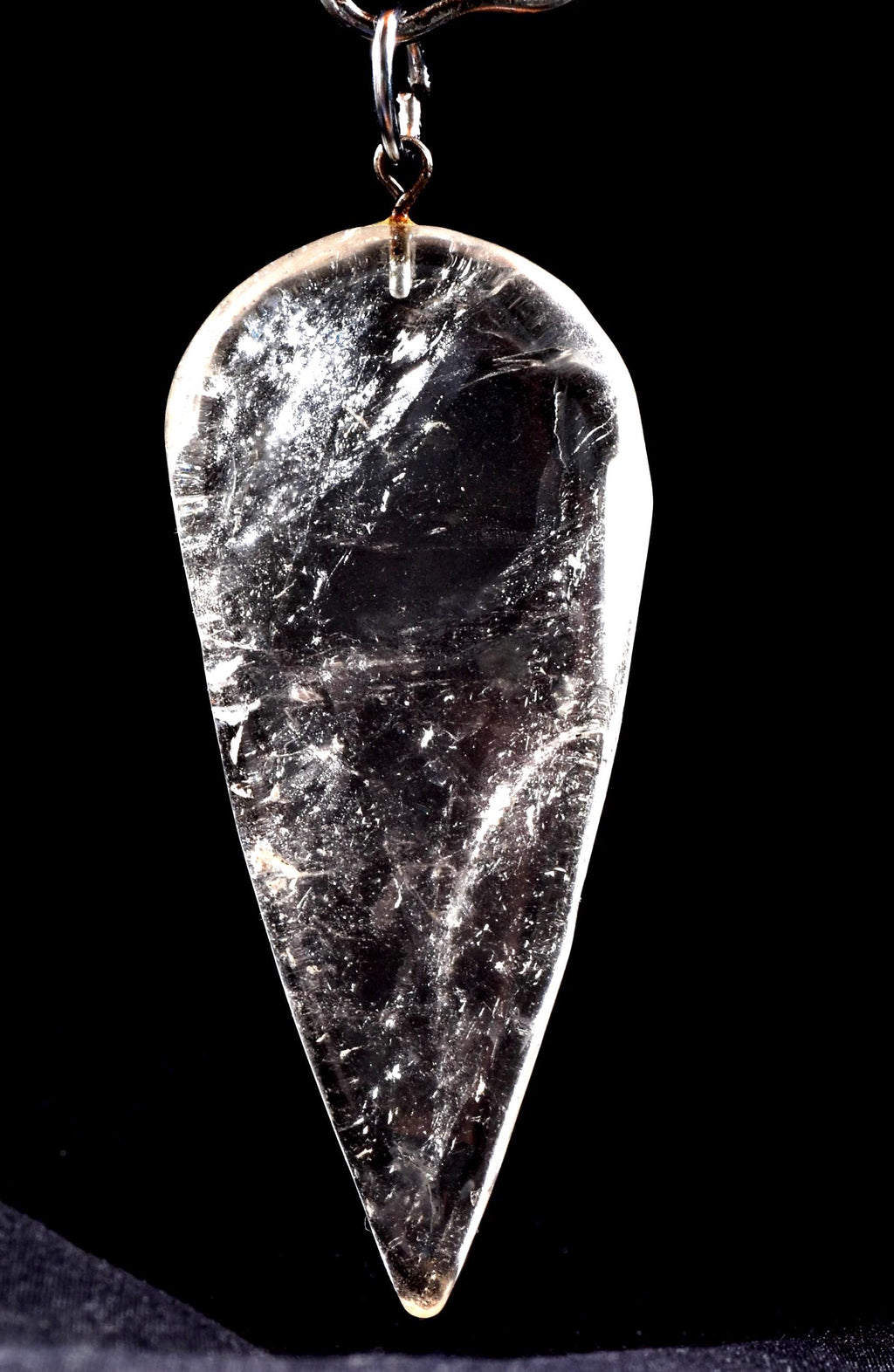 Satyaloka azeztulite  quartz  pendant  High frequency synergy 12 crystal ''sat-chit -ananda  #1028